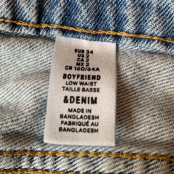 &DENIM Boyfriend Low Waist Jeans - Picture 4 of 4